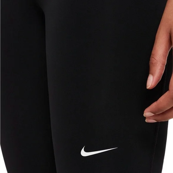 NWT- Nike Pro Mid-Rise Mesh-
Paneled Leggings - Picture 11 of 11